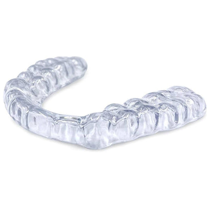 Snap Custom Nightguards' Clear Soft Night Guard, designed specifically for sensitive teeth, offers transparent protection against teeth grinding and bruxism. Ideal for daytime wear, this clear, soft dental guard is made for comfort and subtlety, providing a solution for users with sensitive teeth who require gentle yet effective protection against grinding, clenching, and the discomfort associated with bruxism.